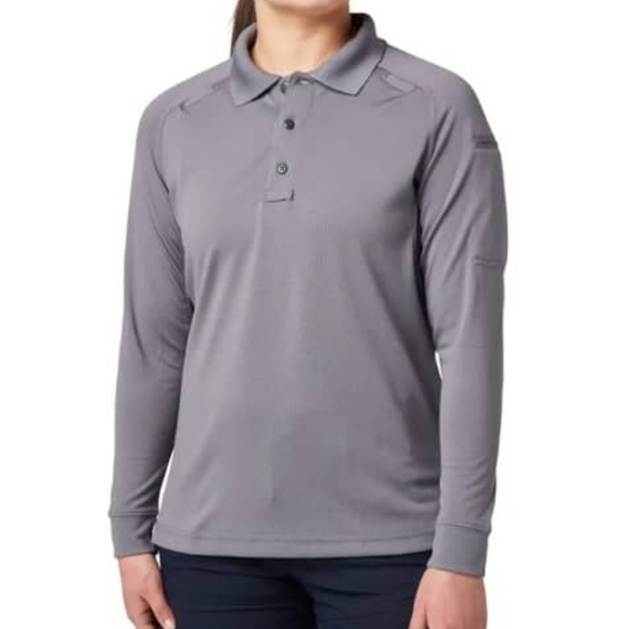 5.11 Tactical Women's Long Sleeve Performance Polo - Picture 3 of 5